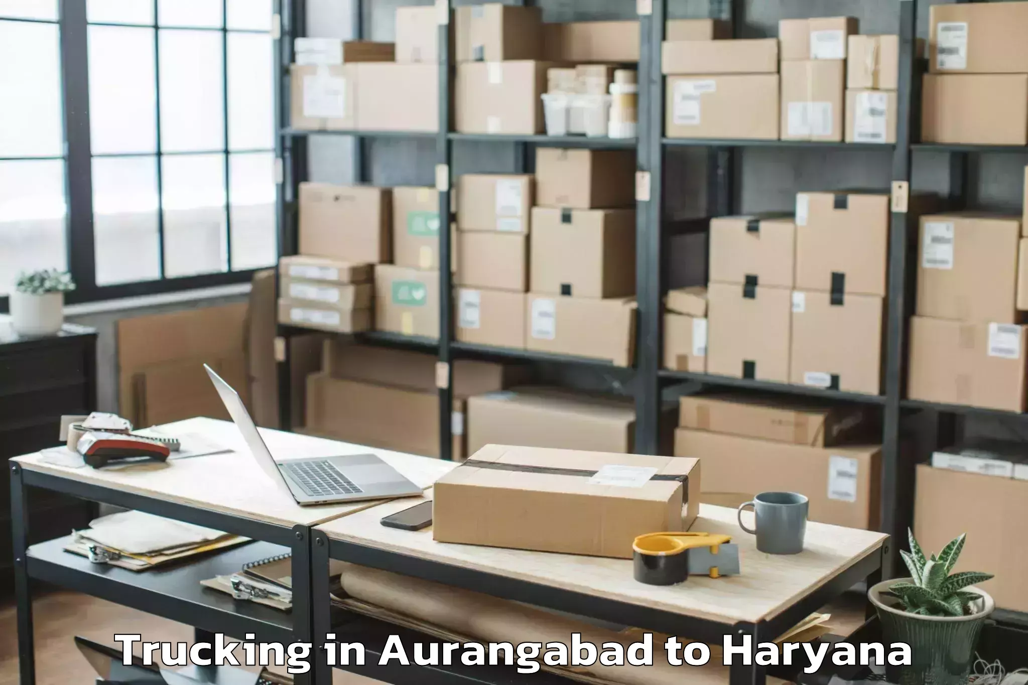 Aurangabad to Srm University Haryana Sonipat Trucking Booking